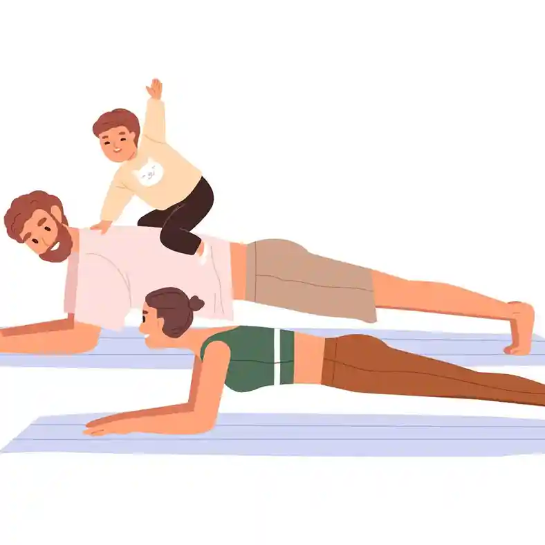 Calm Exercise Place Holder Plank wh788